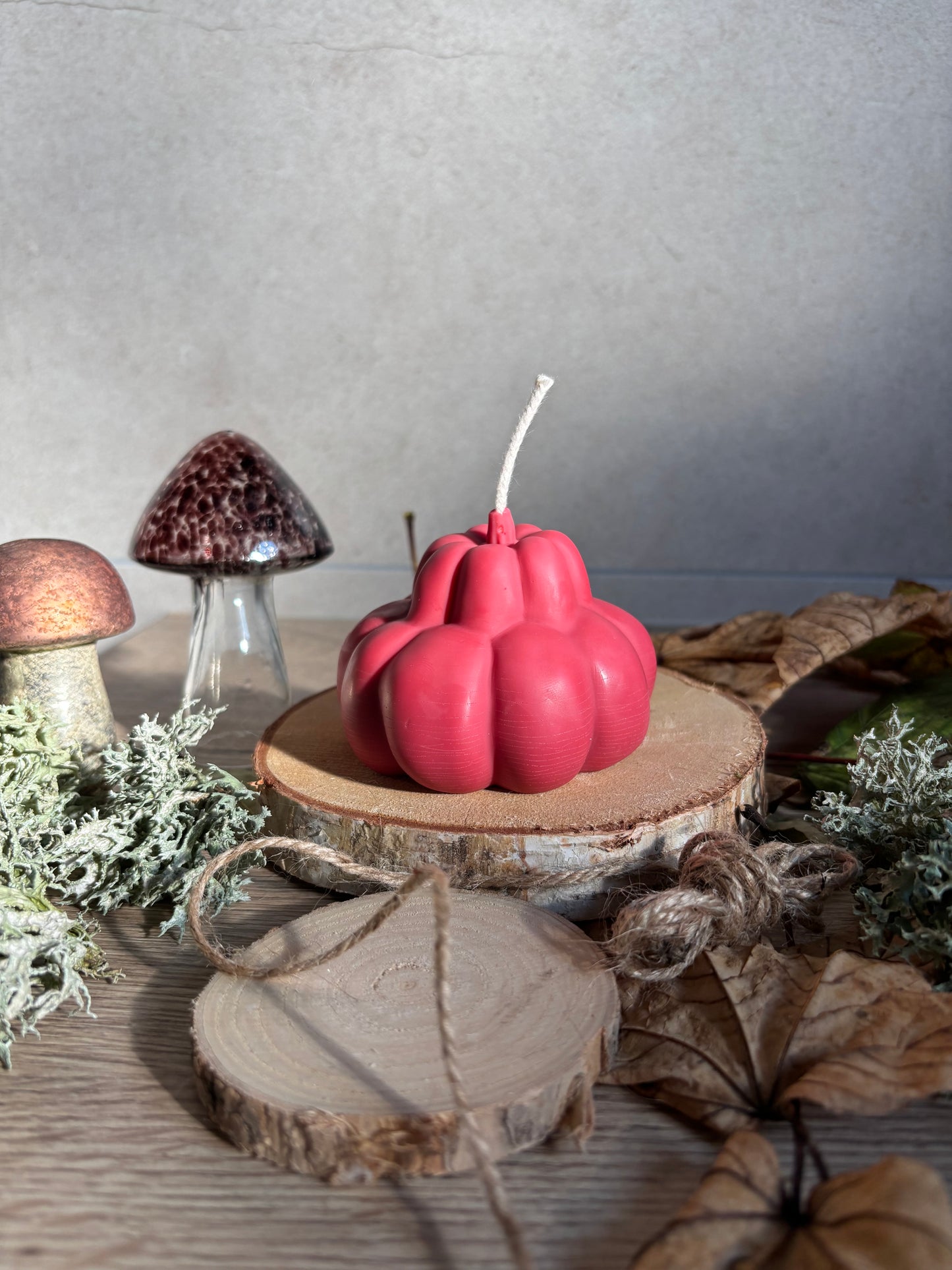 Bougie "courge double"