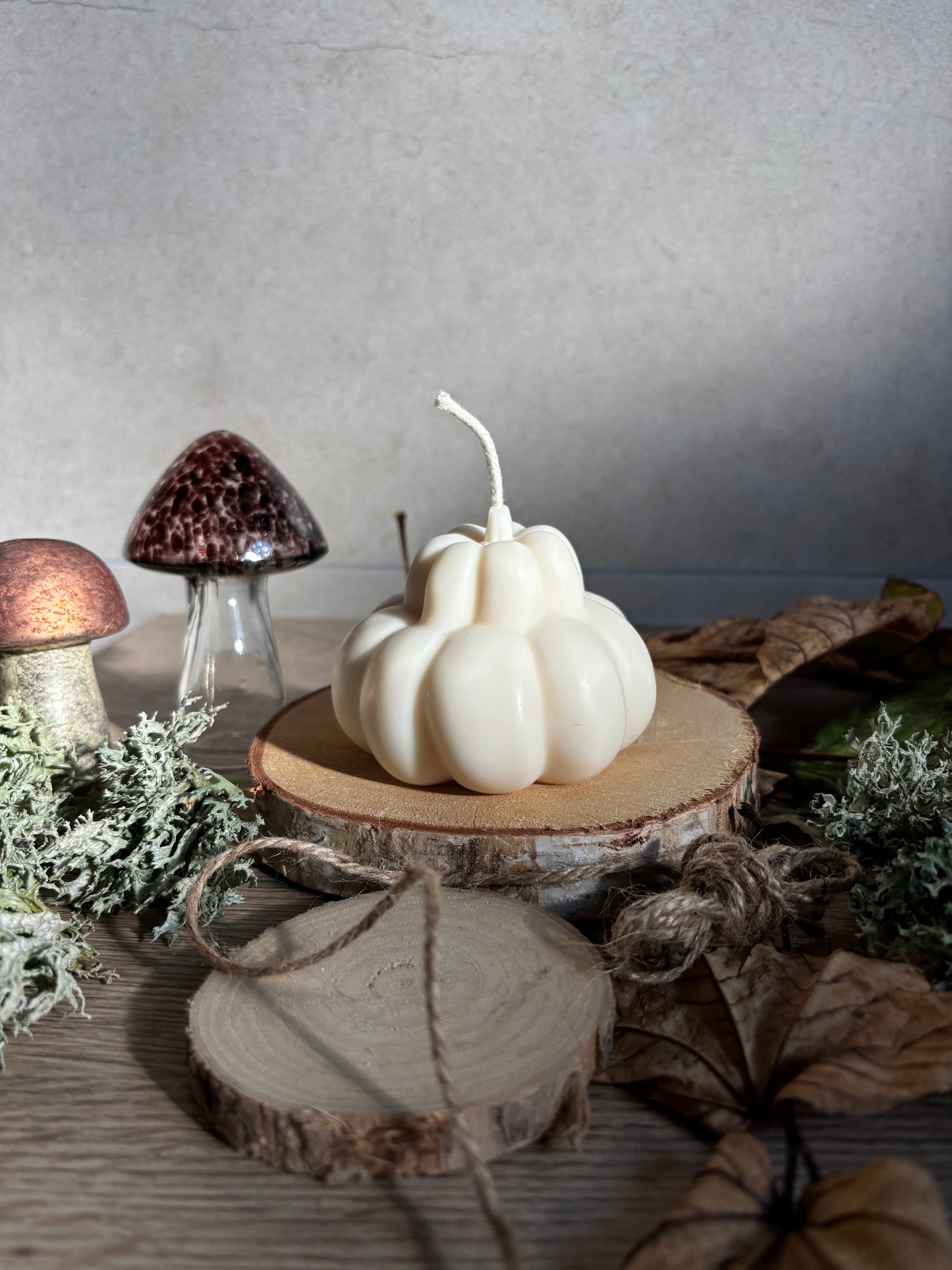 Bougie "courge double"