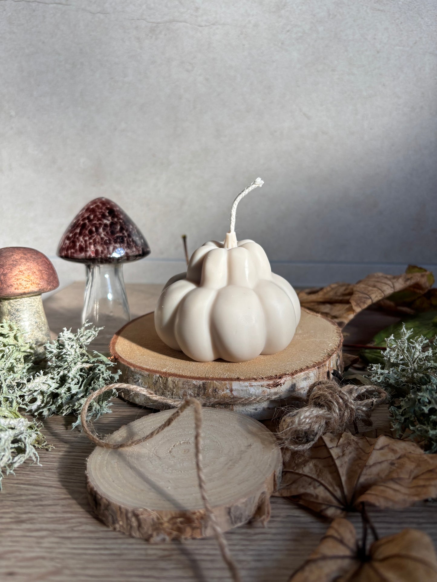 Bougie "courge double"