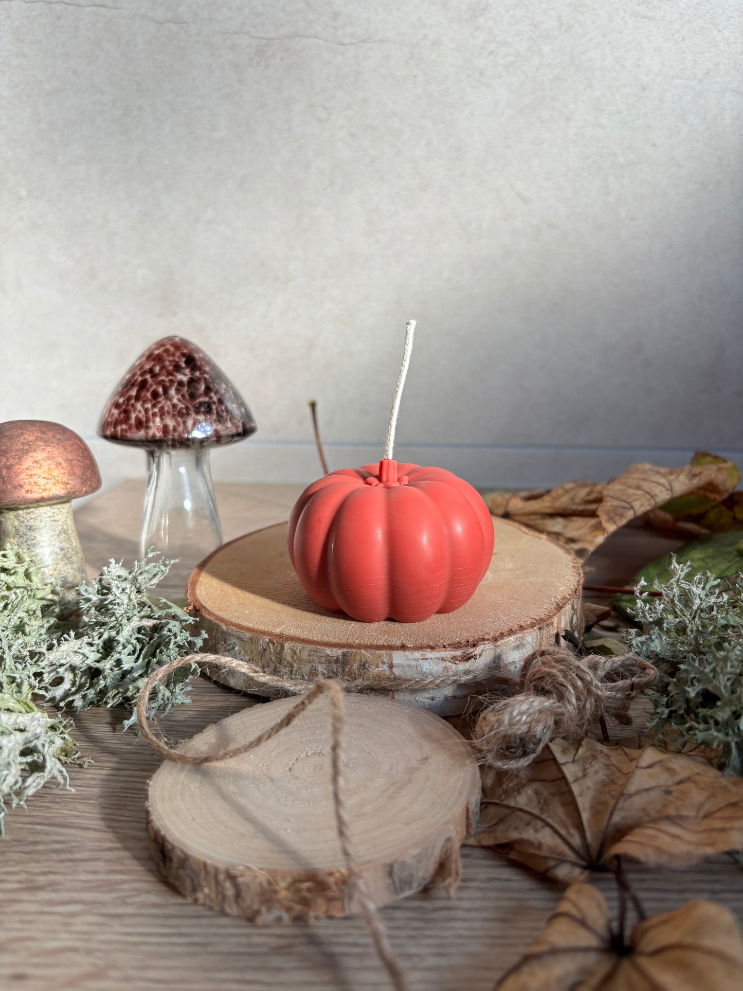 Bougie "courge ronde"