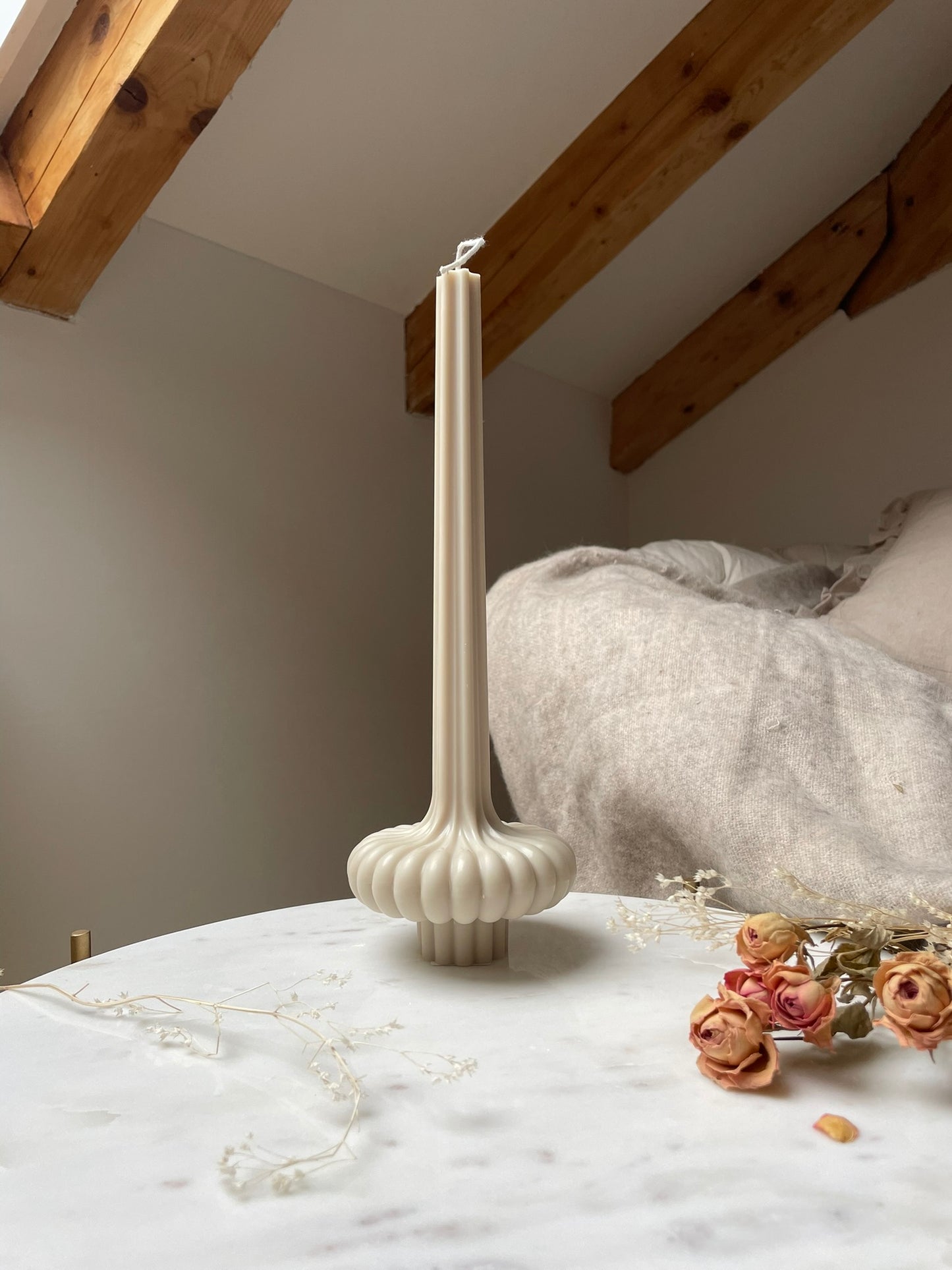 Bougie "chandelle couronne"