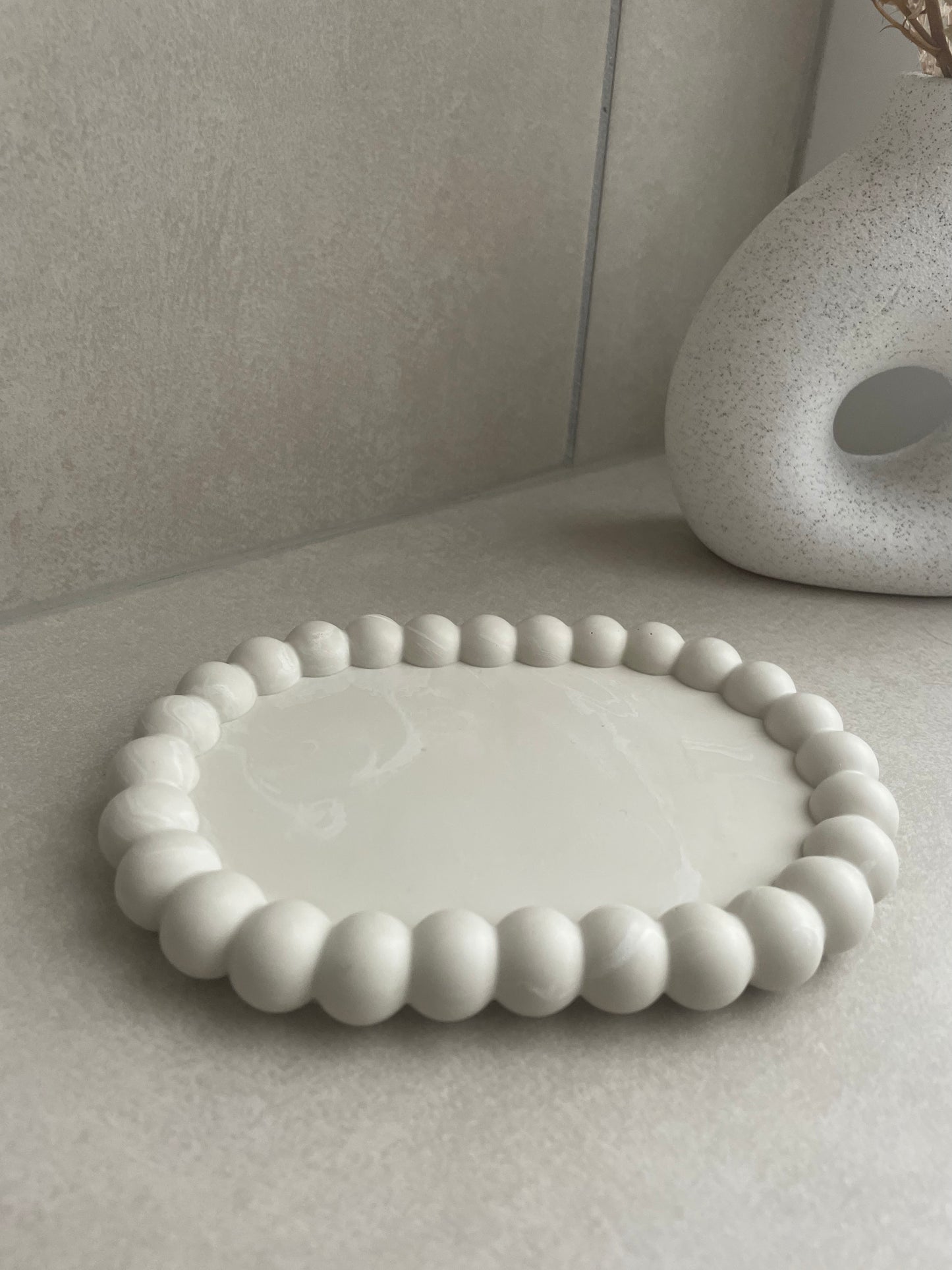 Plateau "bulles" ovale