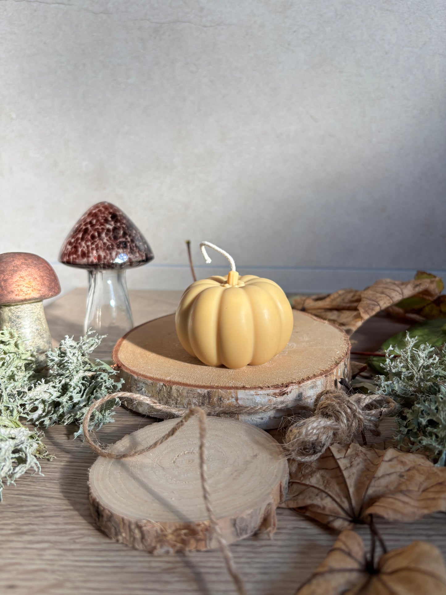 Bougie "courge ronde"