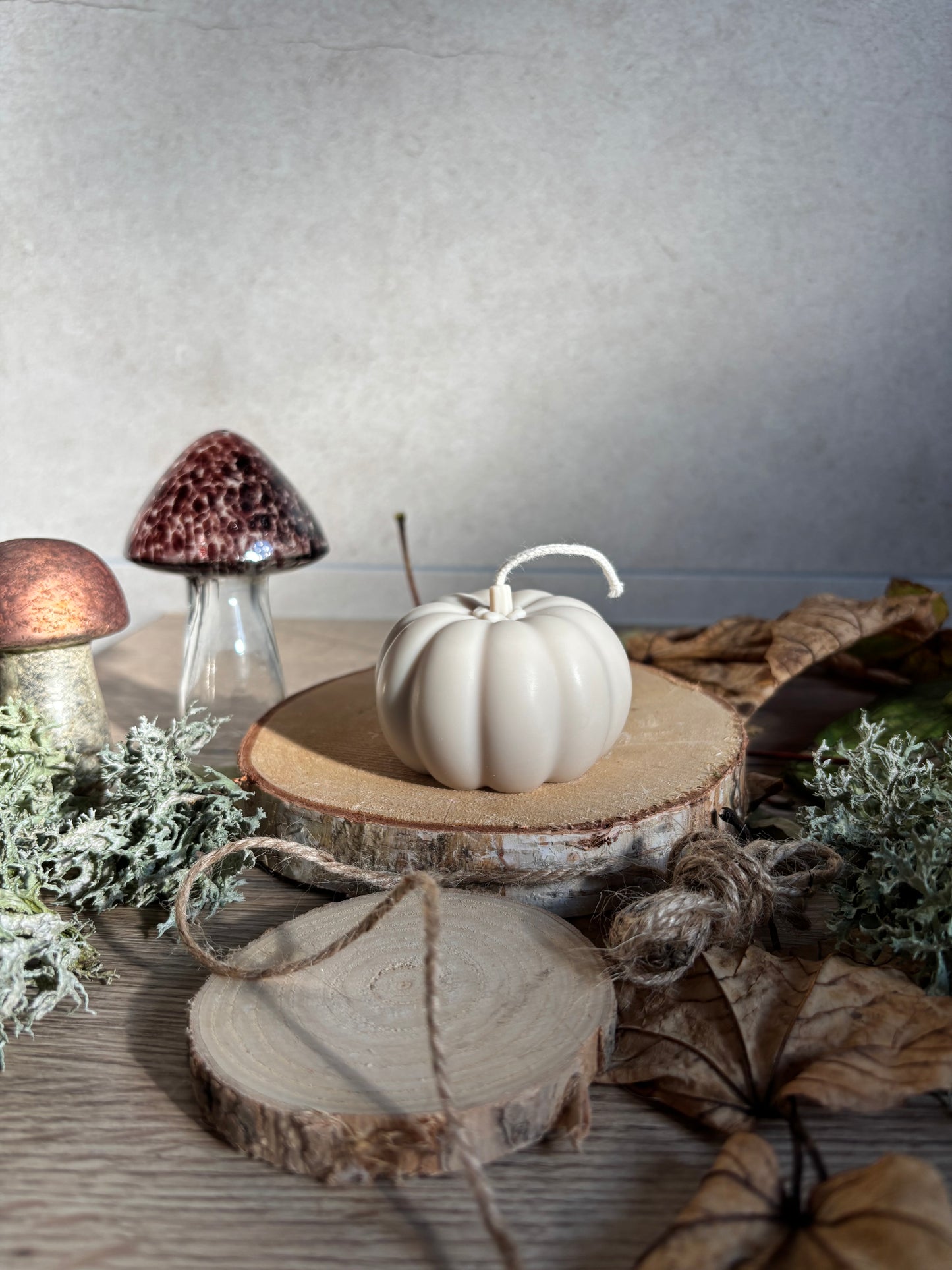 Bougie "courge ronde"