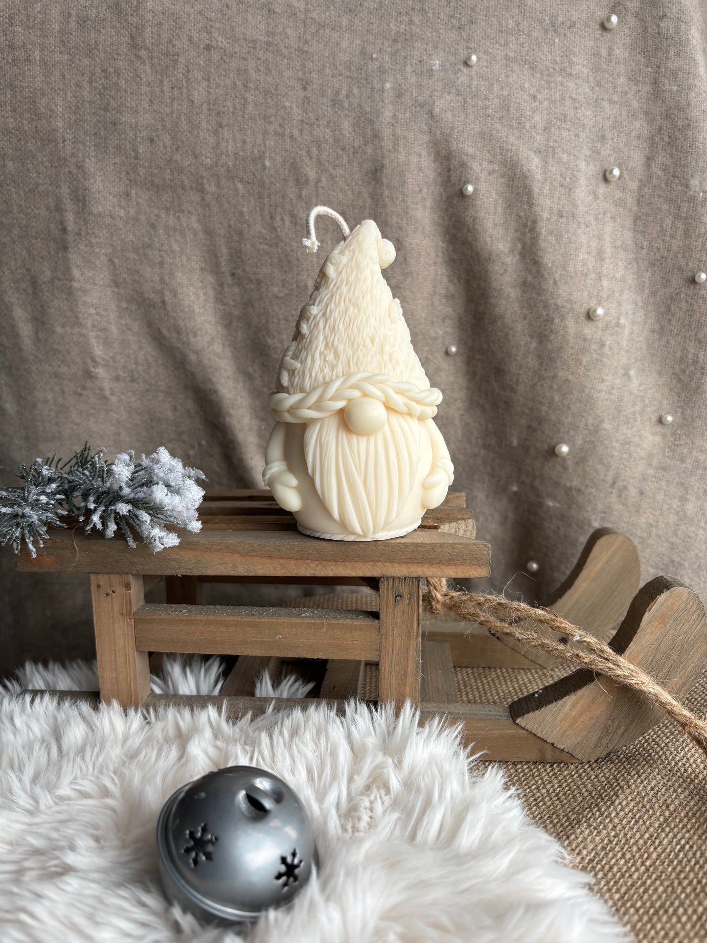 Bougie "père Noël"